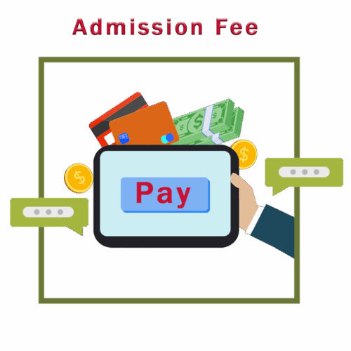 پرداخت هزینه پذیرش Admission Fee