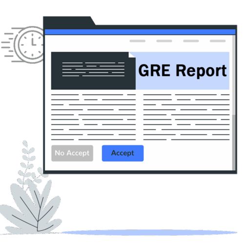 ریپورت نمره جی آر ای