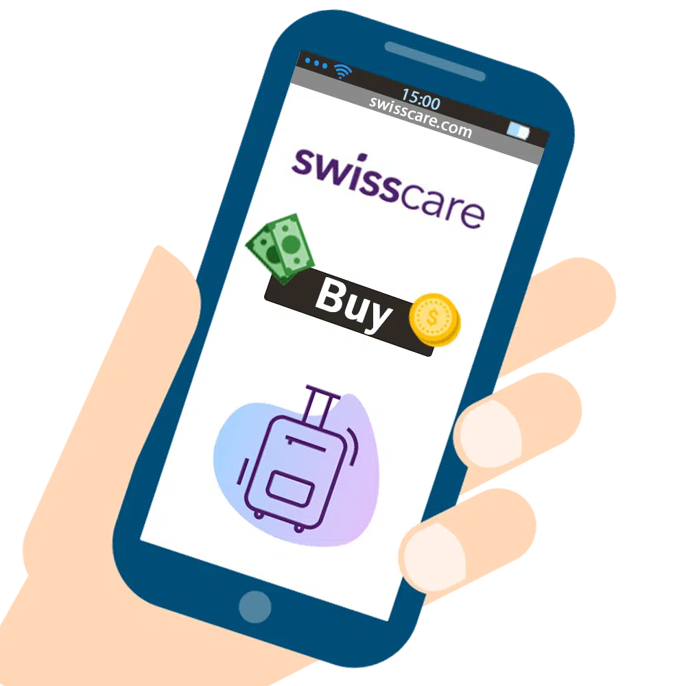 پرداخت هزینه بیمه SWISSCare