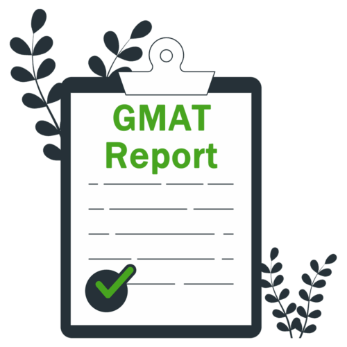 ریپورت نمره آزمون GMAT