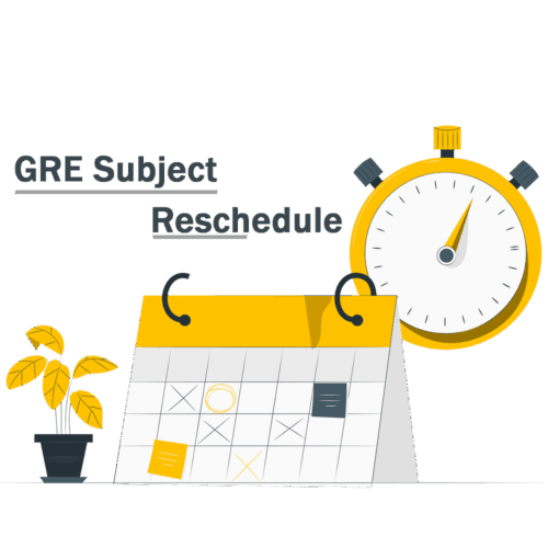 تغییر زمان و مرکز آزمون جی آر ای سابجکت